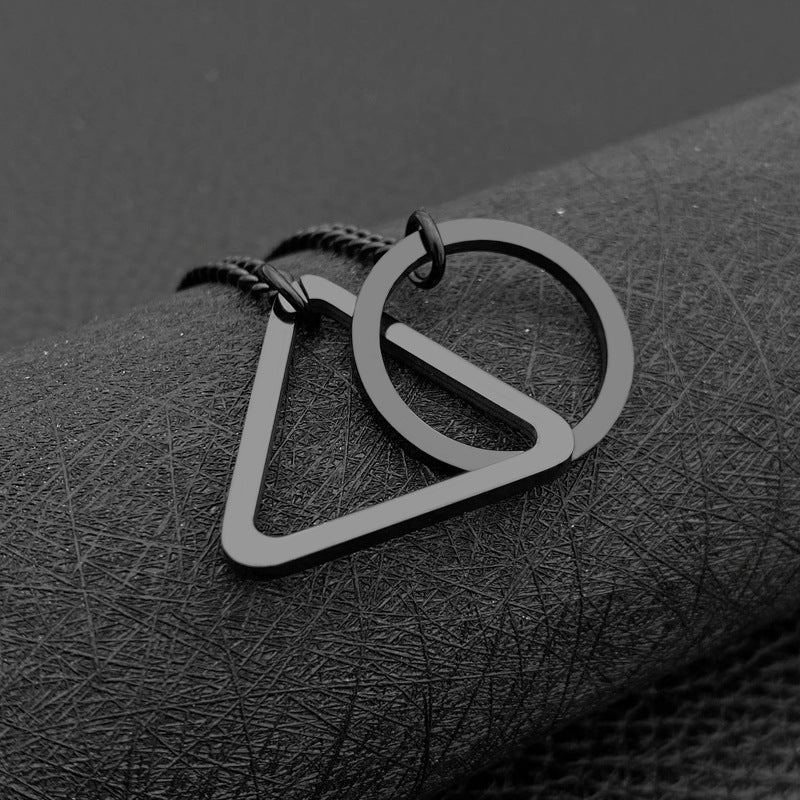 Women's & Men's Fashion Fashionmonger Geometric Triangle Square Suit Pendants