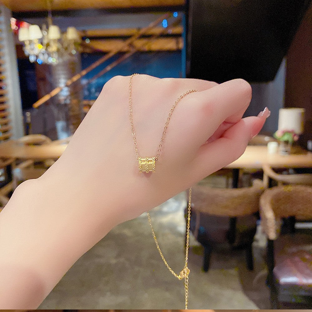Women's Luxury Titanium Steel For Niche Design Necklaces