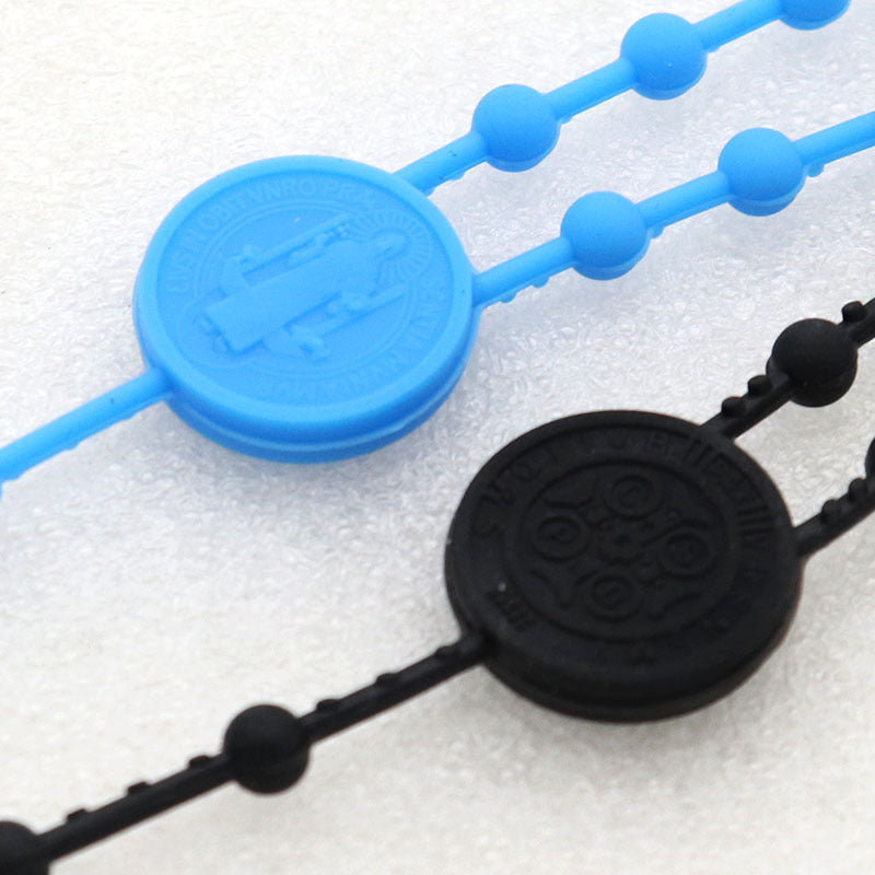 Flexible Glue Color Luminous Fluorescence Rosary Necklaces