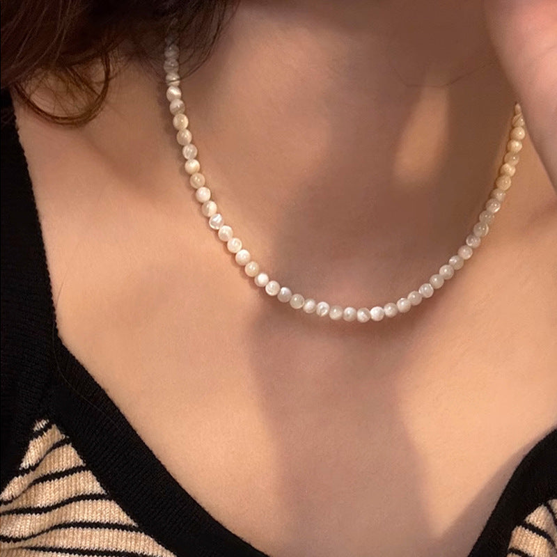 Luxury High-grade Horseshoe Shell Beaded Female Necklaces