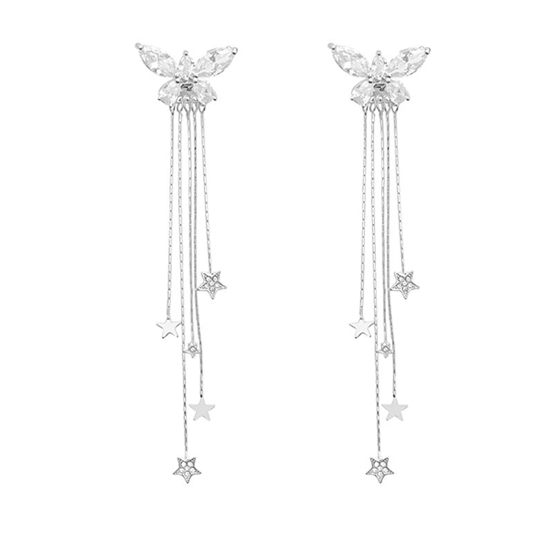 Women's Tassel Niche Design High-grade Light Luxury For Earrings