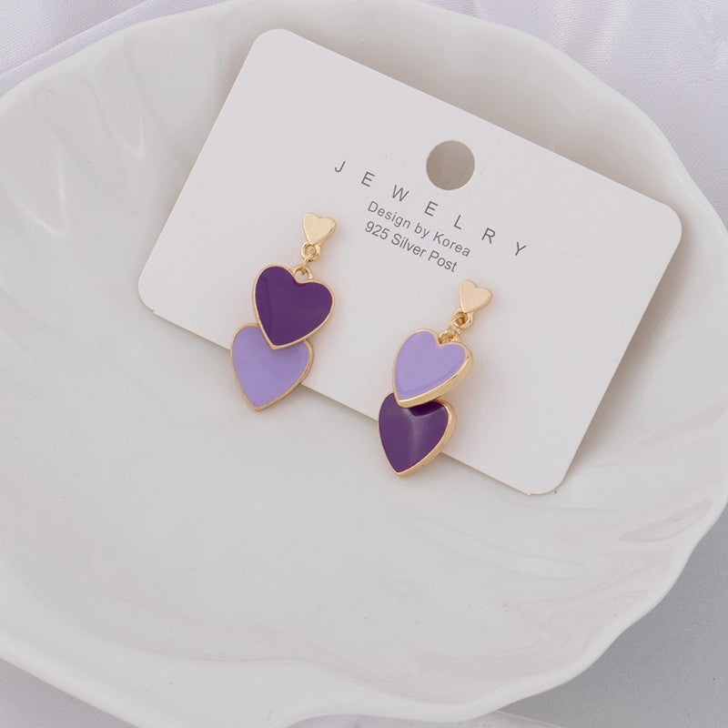 Needle High-grade Pearl Bow Flower Tulip Earrings
