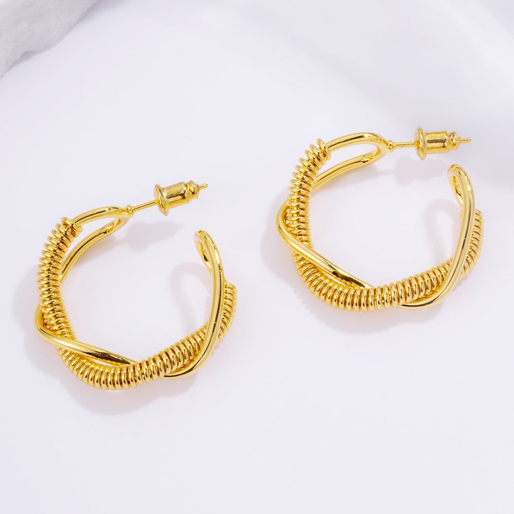 Women's Camellia Imitation Pearl Chinese Style Niche Earrings