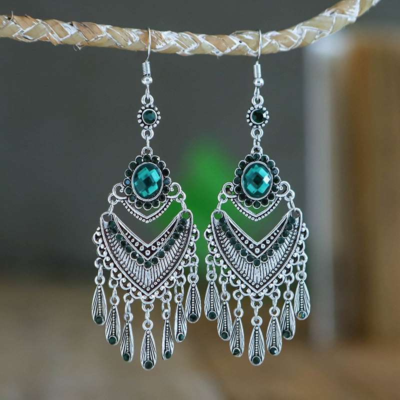 Chinese Textured Imitation Miao Sier Quality Earrings