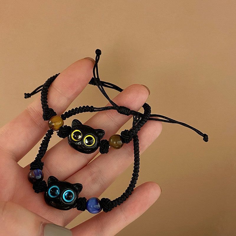Chinese Cute Cat Couple Gift Carrying Bracelets