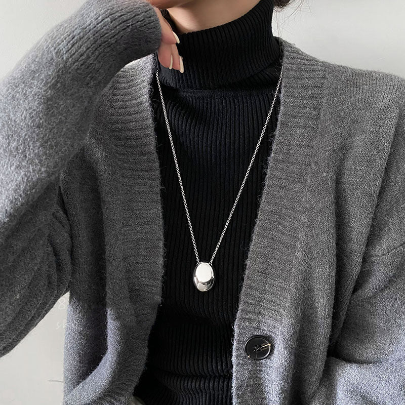 Ethnic Style Artificial Leather Beaded Niche Design Clavicle Chain Necklaces