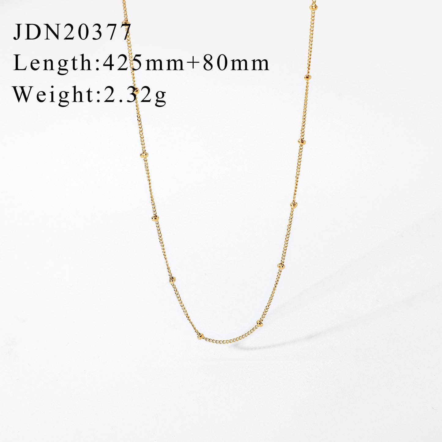 Gold-plated Stainless Steel Light Luxury Cold Necklaces