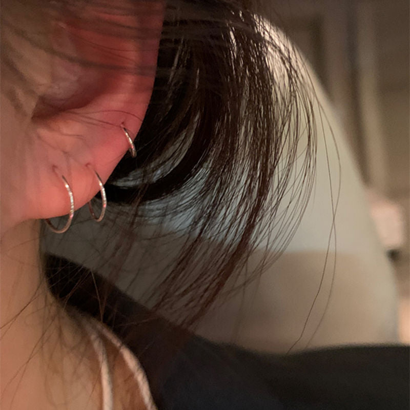 Before Sleep Simple Style Ear Female Earrings