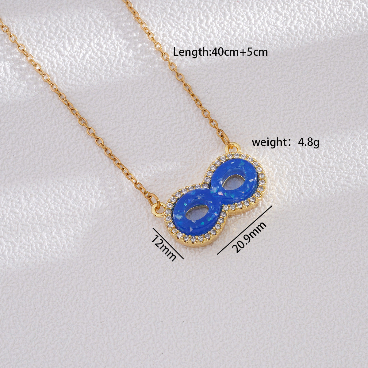 Women's Fashion Personality Inlaid Zircon Color Graceful Necklaces