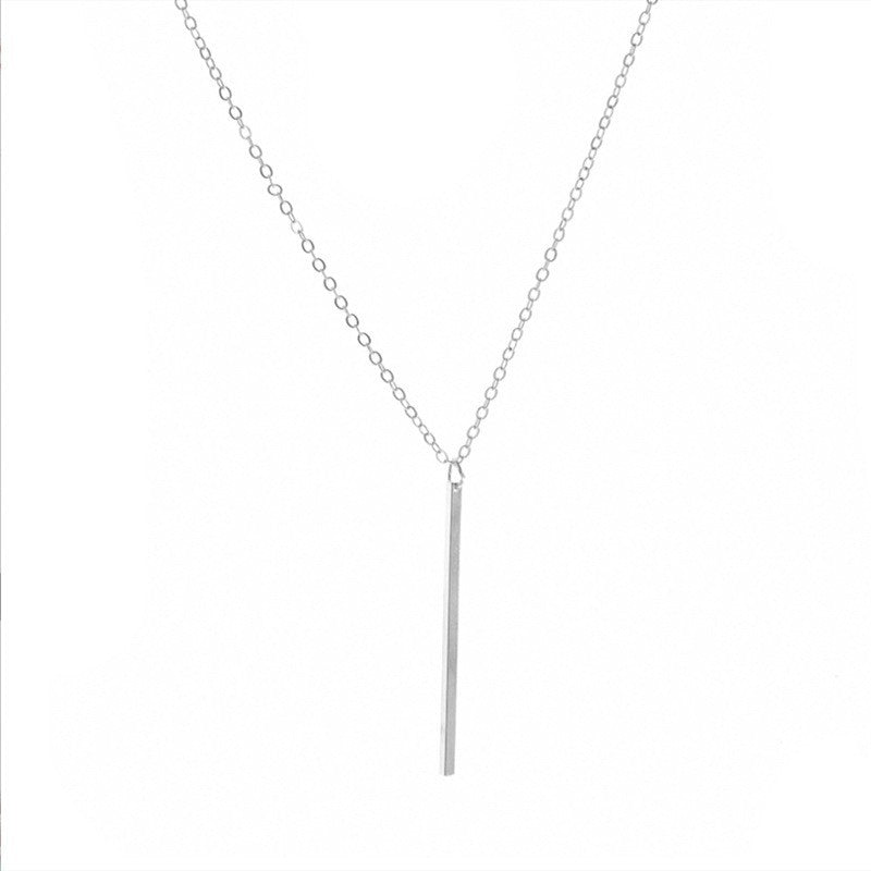 Women's Baroque Geometric Long Accessories Simple Lock Necklaces