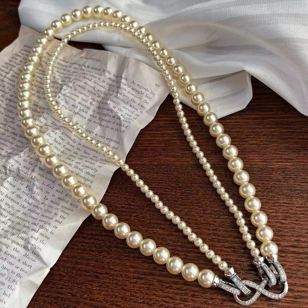 Horoscope Buckle Four Sweater Chain Shell Necklaces