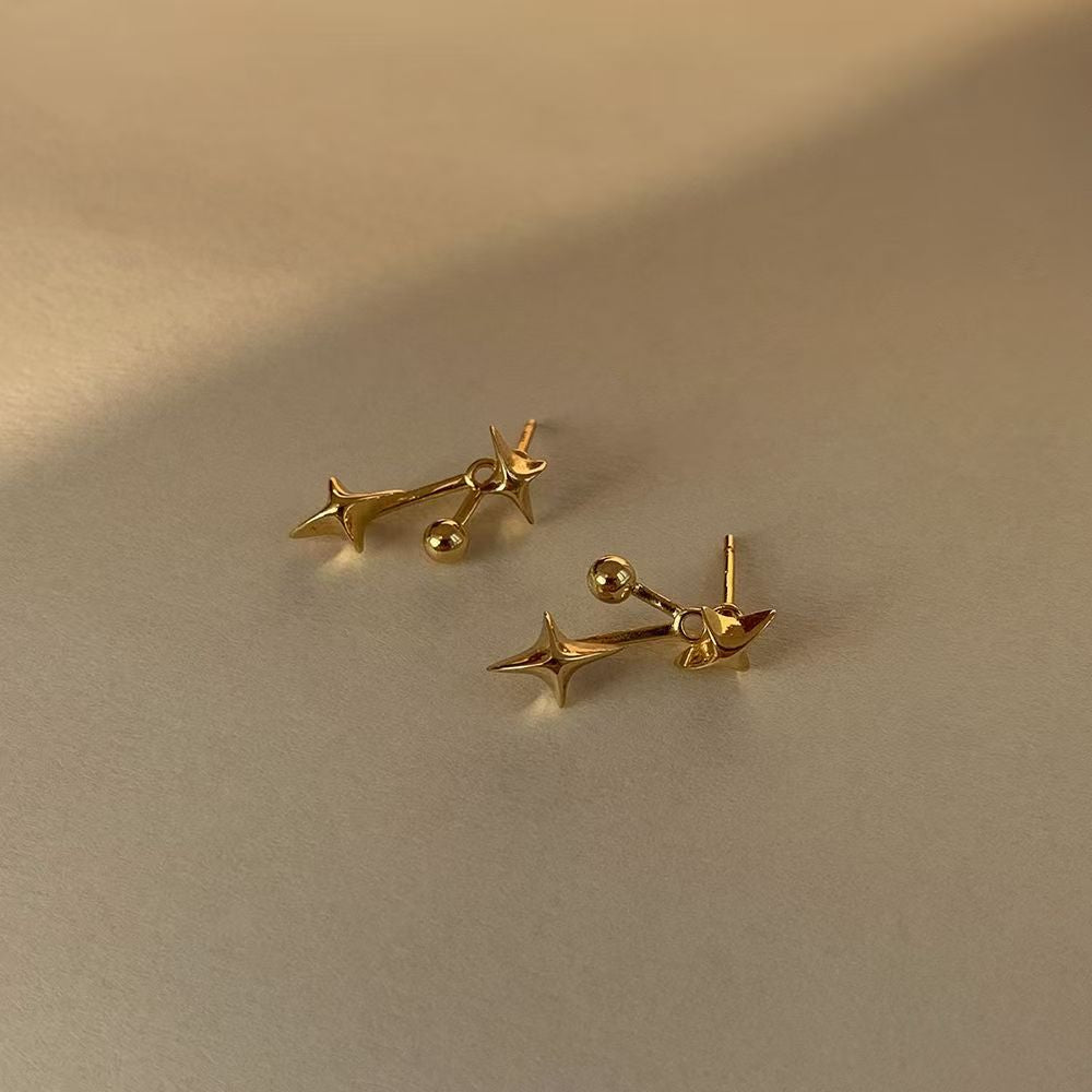 Women's Light Luxury High Sense Personalized Minority Ear Earrings