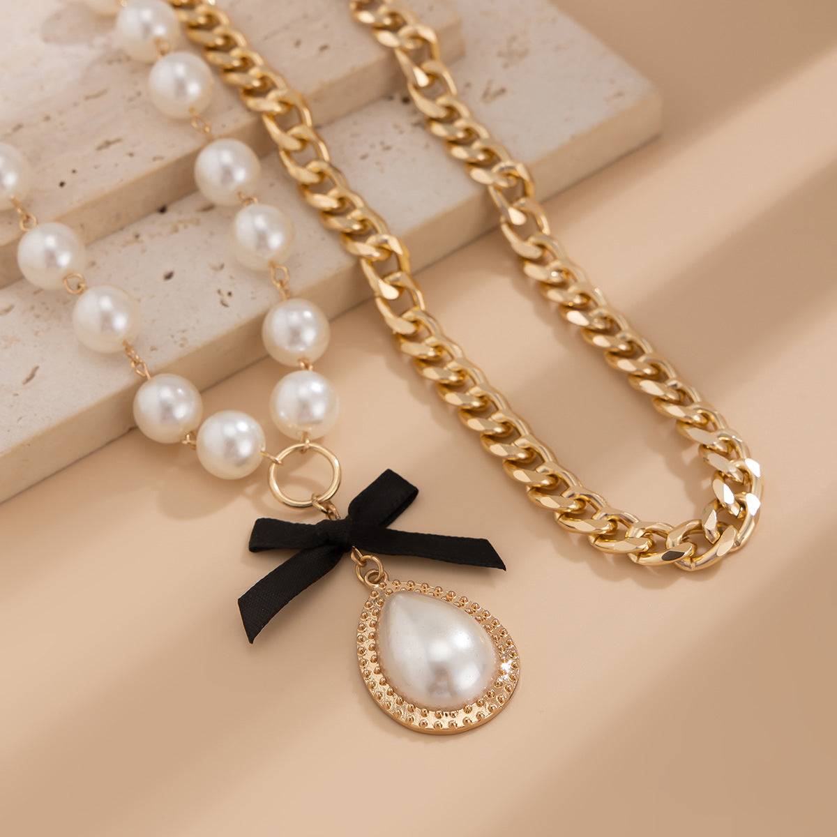Ornament Fashion Alloy Beads Affordable Luxury Style Necklaces