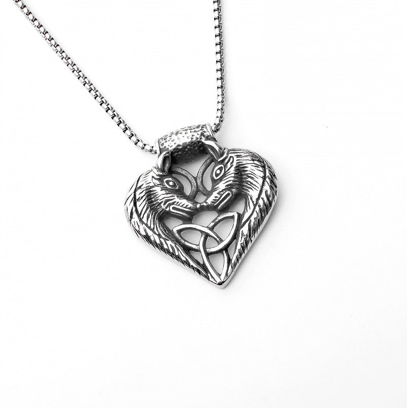 Popular Ornament Vintage Viking Boys Titanium Steel Necklaces