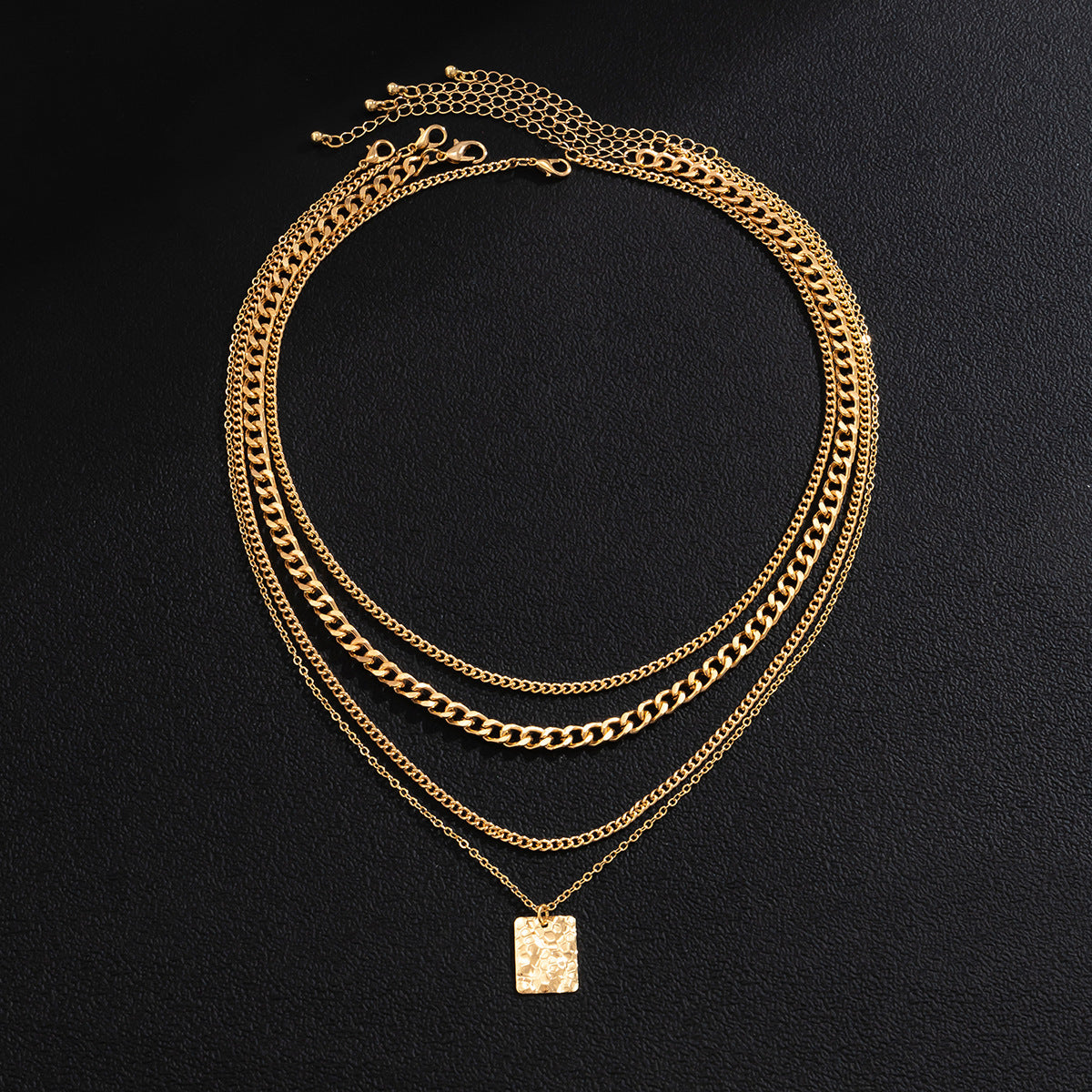 Men's Hip Hop High-grade Snakeskin Pattern Special Necklaces