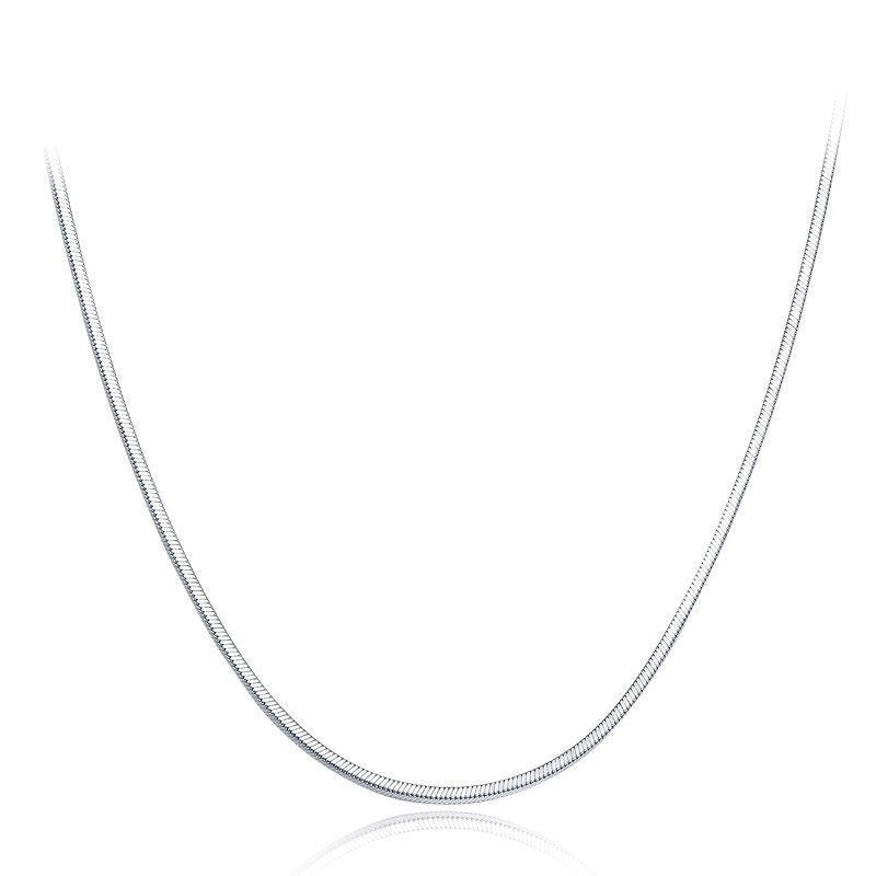 Women's Chain For Clavicle Plain Gold Extremely Necklaces