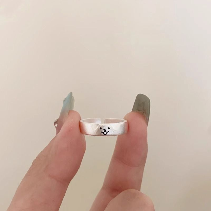 Kitten Puppy Couple Cute Fashion Cat Rings