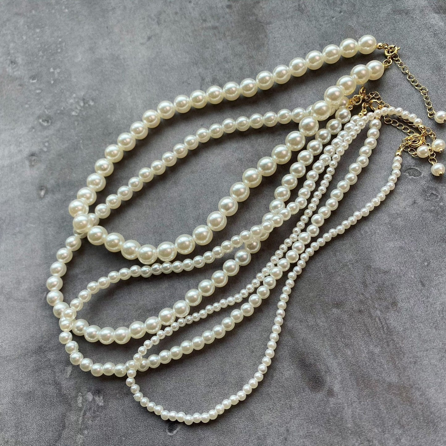 Pearl Clavicle Chain Beaded Single Layer Necklaces