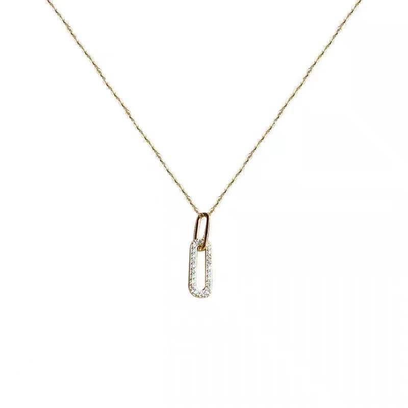 Women's Sterling Sier Gold-plated Simple Graceful Special Necklaces