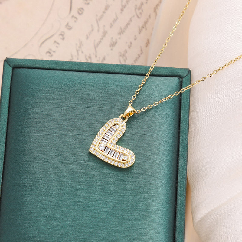 Women's Light Luxury Minority Design Hand Painted Peach Necklaces
