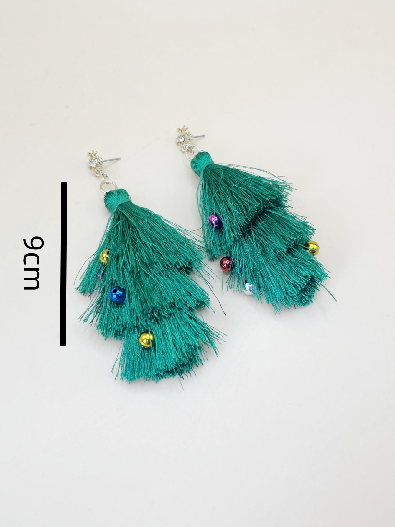 Women's Tree High-grade Tassel Wool Ball Festival Earrings