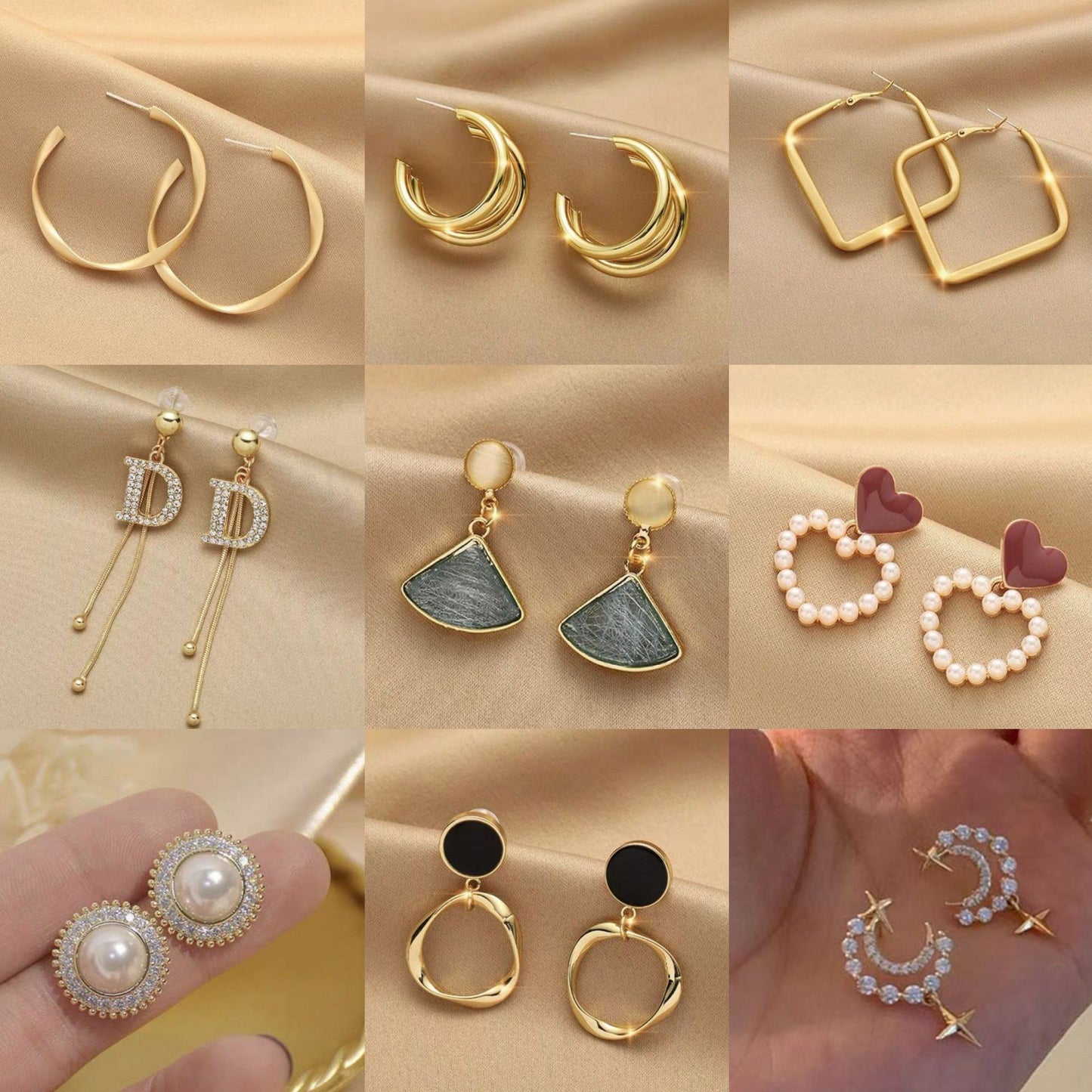 Women's Sier Needle Korean Style French Temperamental Pearl Earrings
