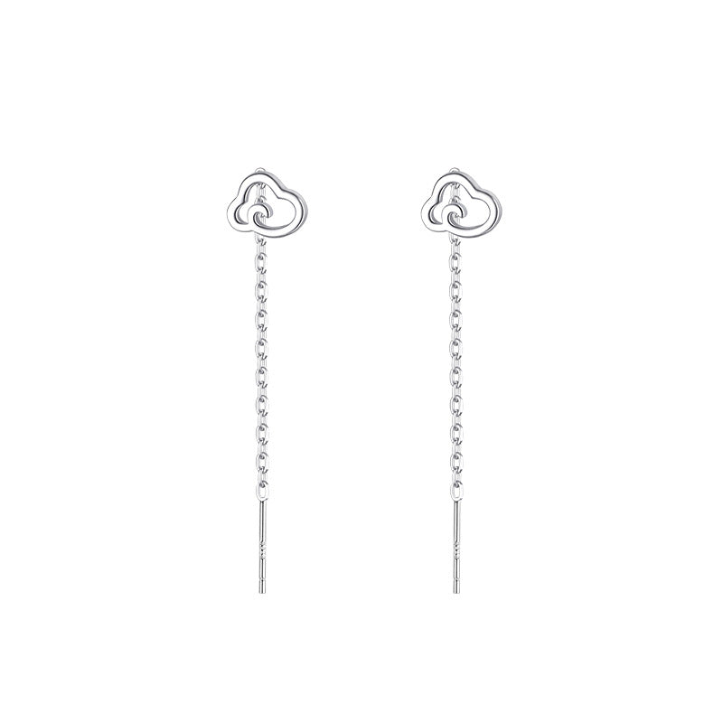 Women's Sterling Sier Cloud Design Trendy High-grade Rings
