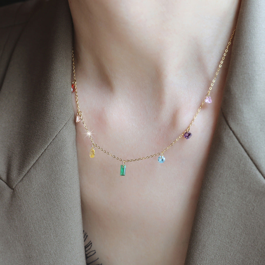 Titanium Steel For French Style High-grade Necklaces