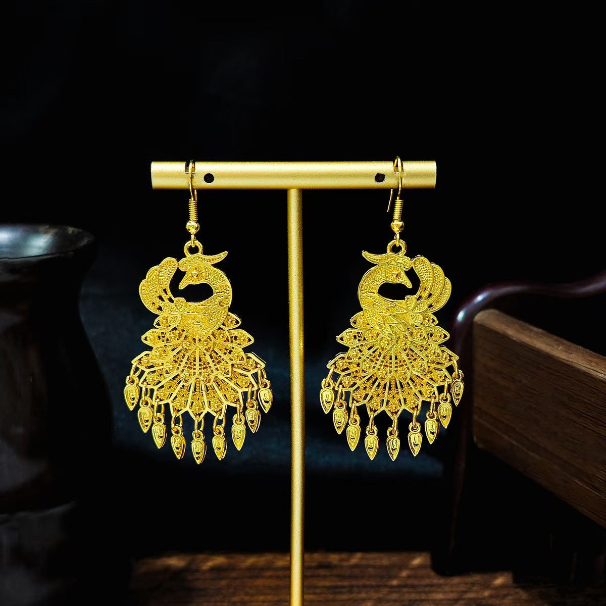 Miao Sier Ethnic Totem Phoenix Bell Rings