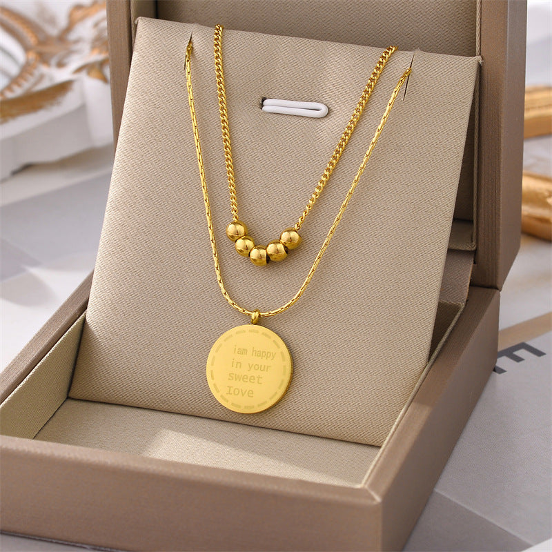Women's Titanium Steel Ornament Simple Fashion Personality Necklaces