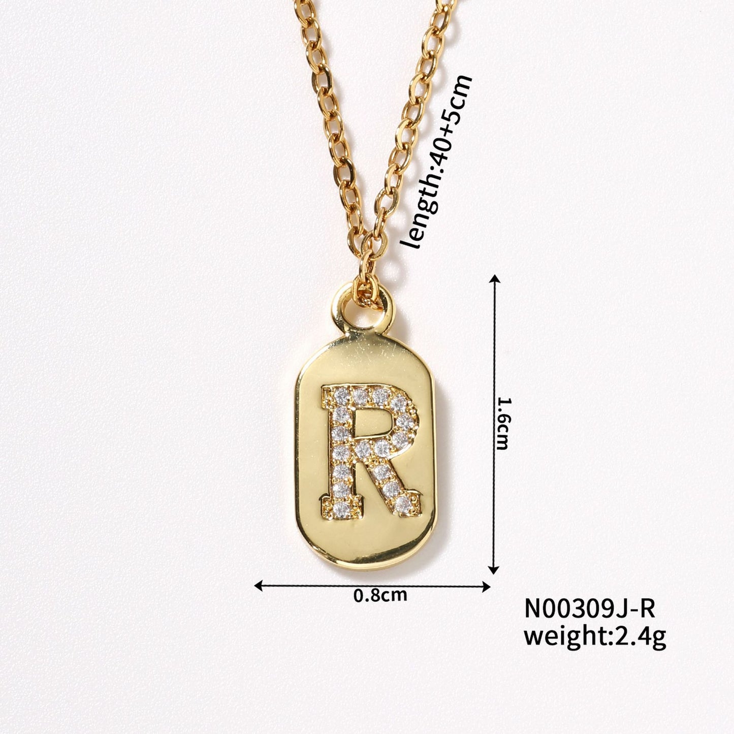 Best-selling English Letter Style Light Luxury Necklaces