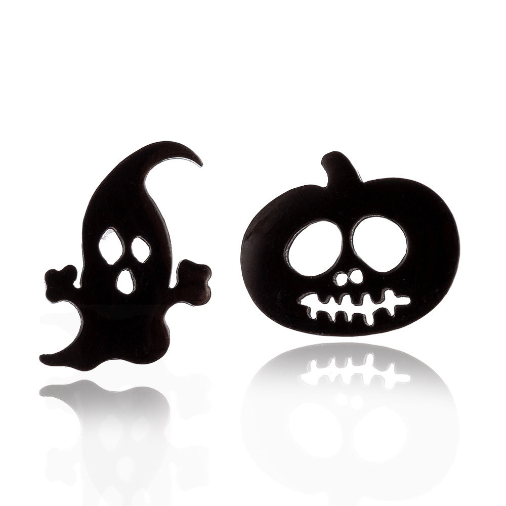 Ear Simple Fashion Halloween Pumpkin Ghost Earrings
