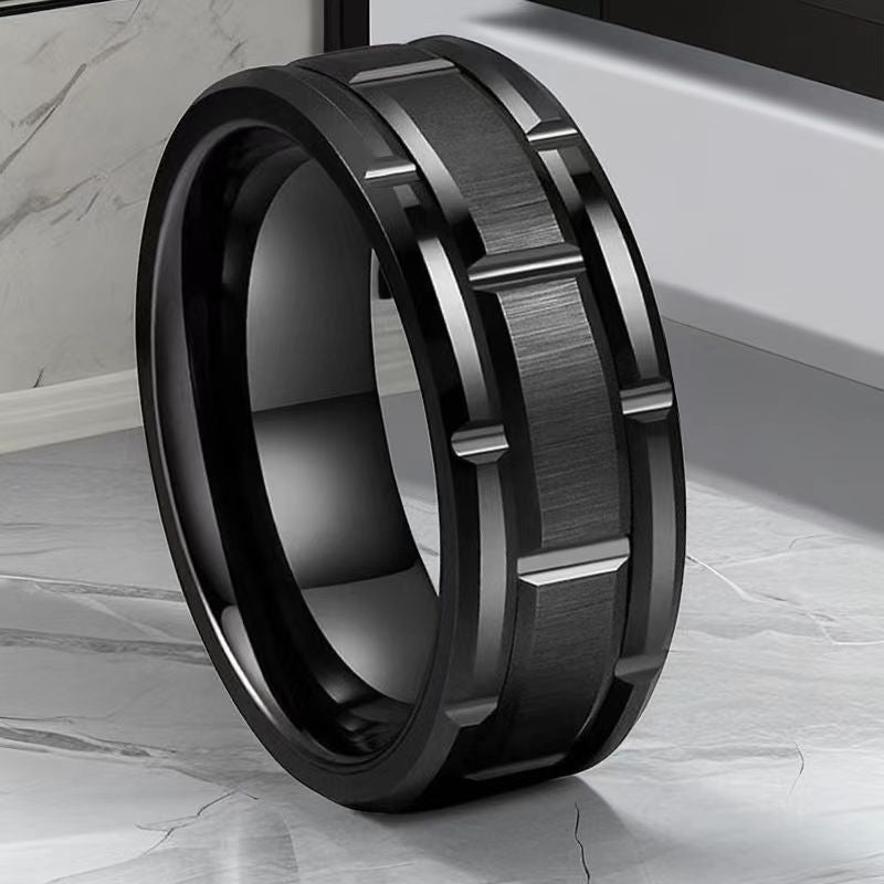 Men's Titanium Steel Hip Hop Niche Advanced Rings