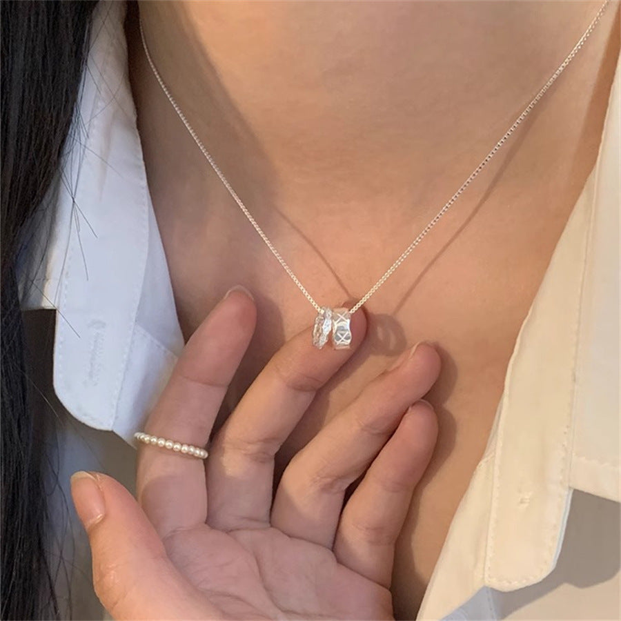 Women's Everyday Joker Sterling Sier Aquamarine Butterfly Necklaces