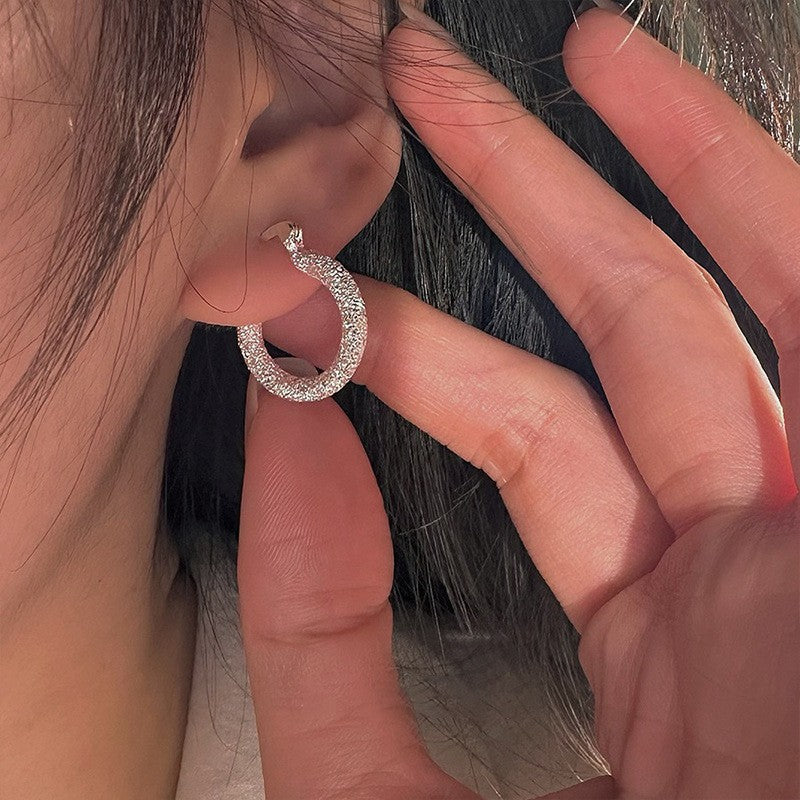 Circle Niche Design High-grade Cold Style Earrings
