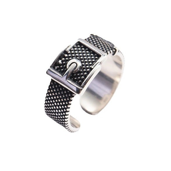 Women's & Men's Retro Chain Fashionmonger Personalized Creative Buckle Ring