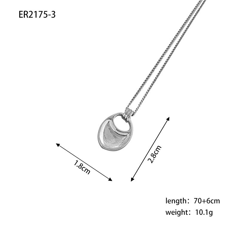 Alloy Versatile Accessories Bow Long Sweater Necklaces