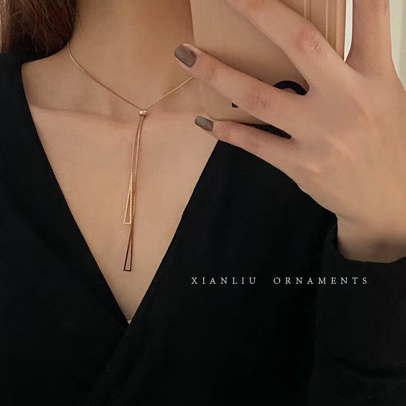 Trendy Light Luxury Minority High-grade Long Necklaces