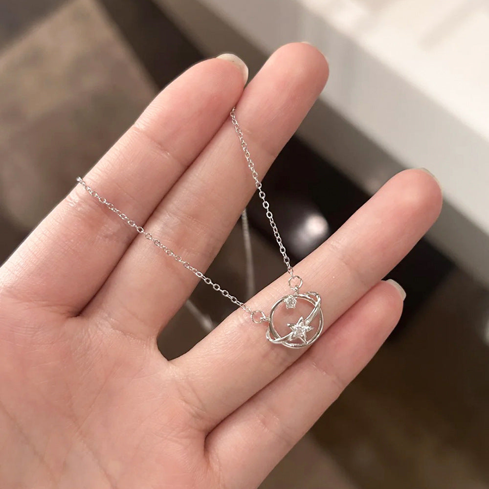 Women's Pull For Simple Light Luxury Titanium Steel Necklaces