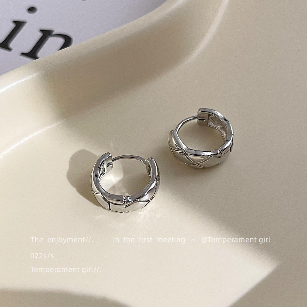 Fashion Commuter Advanced Simple Clip Electroplating Graceful Ear Buckle