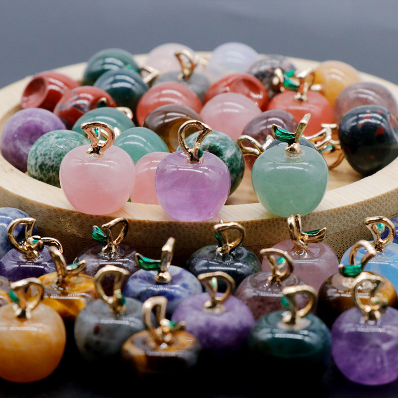 Stone Crystal Agate Amethyst Pink Little Pendants