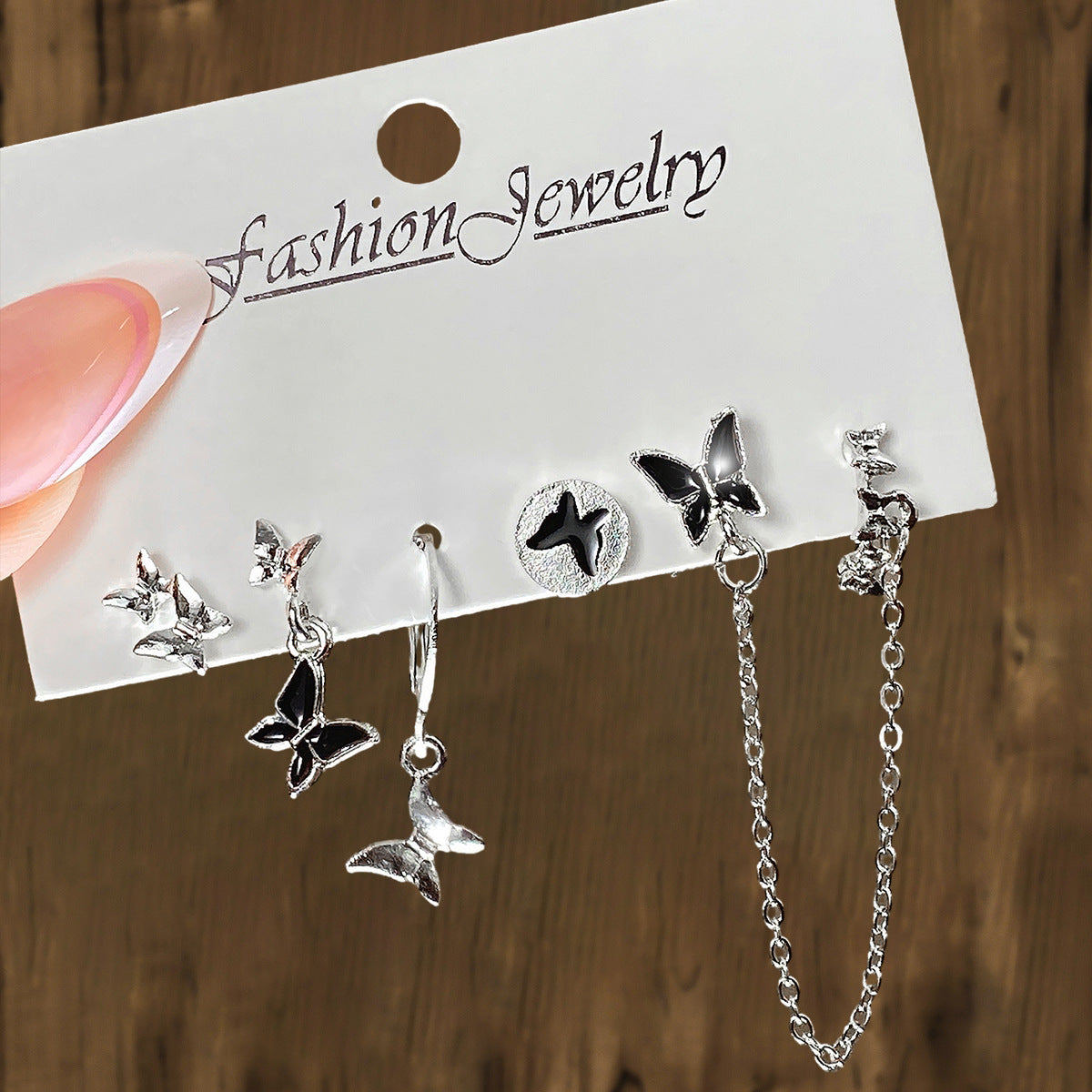 Clip Fresh Sweet Metal Alloy Suit Earrings