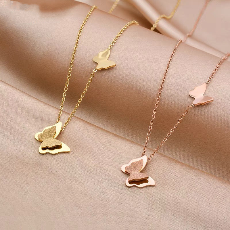 Women's Titanium Steel Ornament Simple Fashion Personality Necklaces