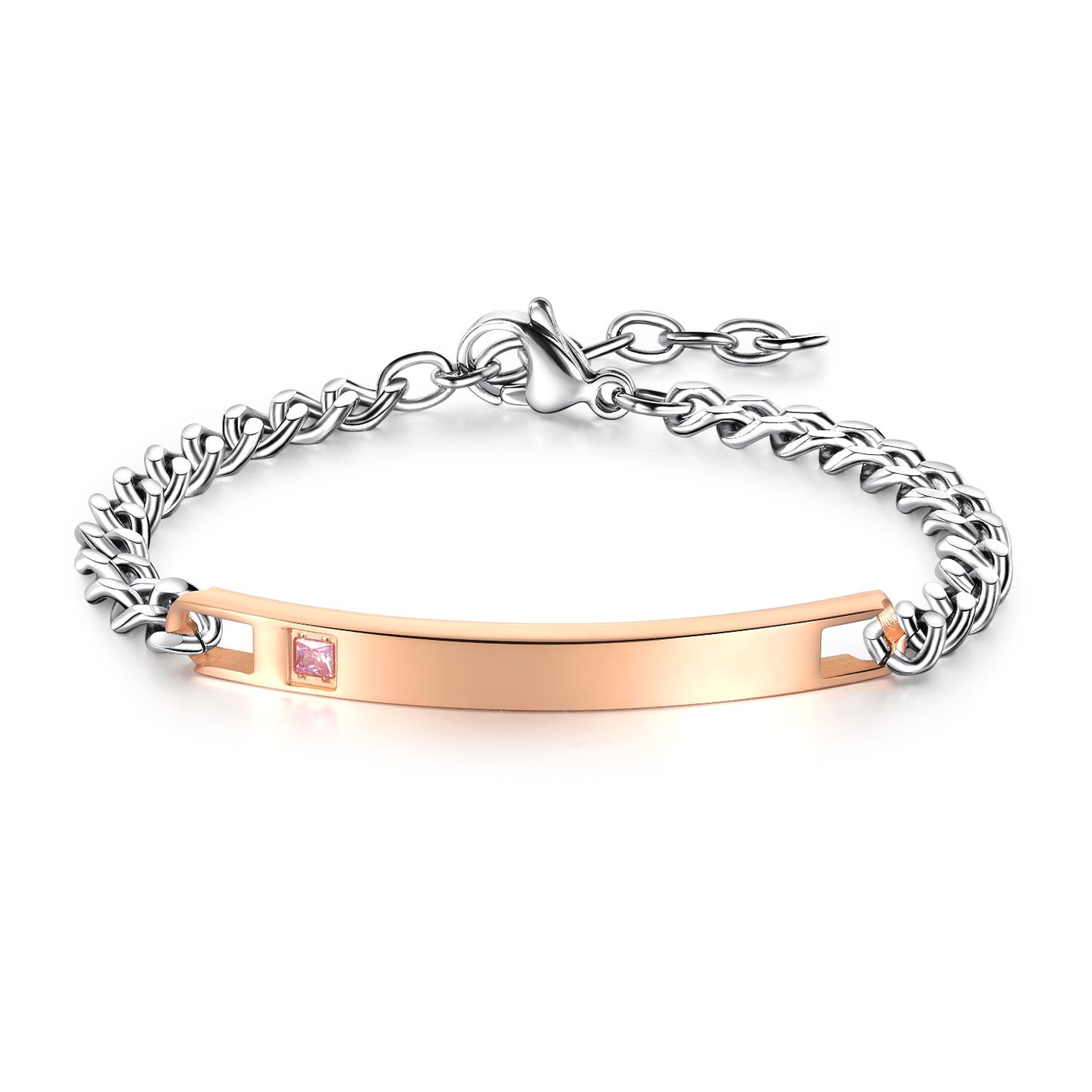 Steel Couple With Diamond Jewelry Personality Bracelets