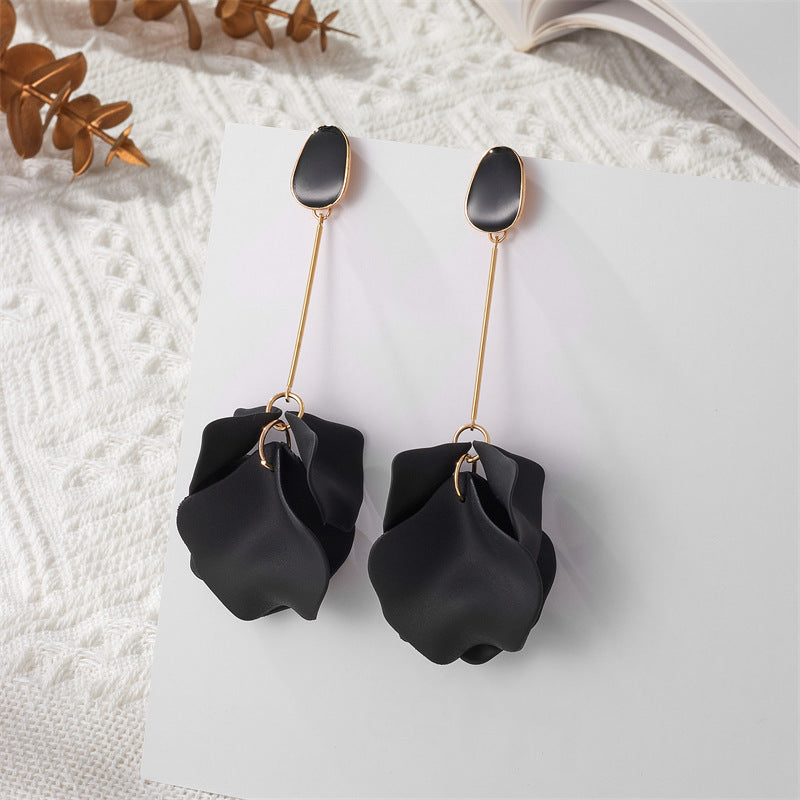 Summer Flower High Profile Fashion Petal Earrings
