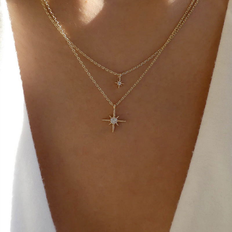 Women's Ornament Personalized Crystal Street Shot Fashion Necklaces