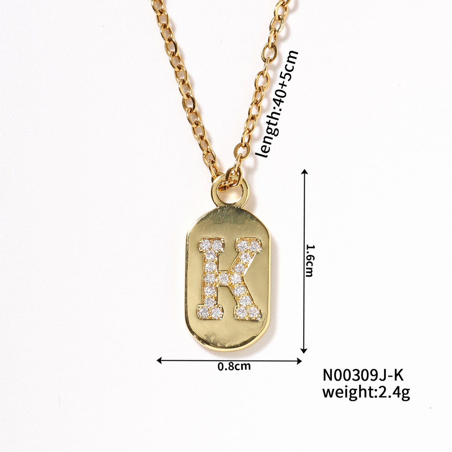 Best-selling English Letter Style Light Luxury Necklaces