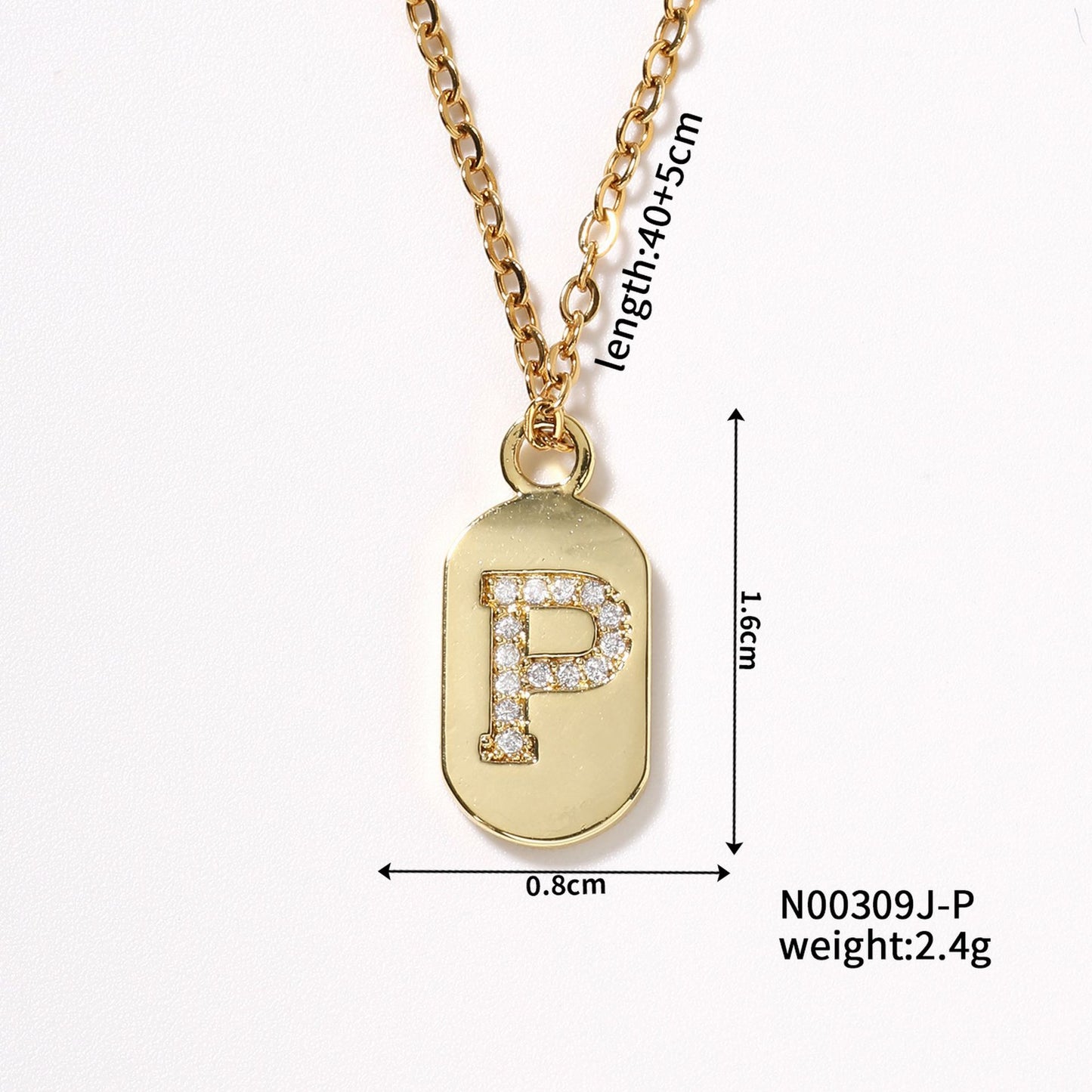 Best-selling English Letter Style Light Luxury Necklaces