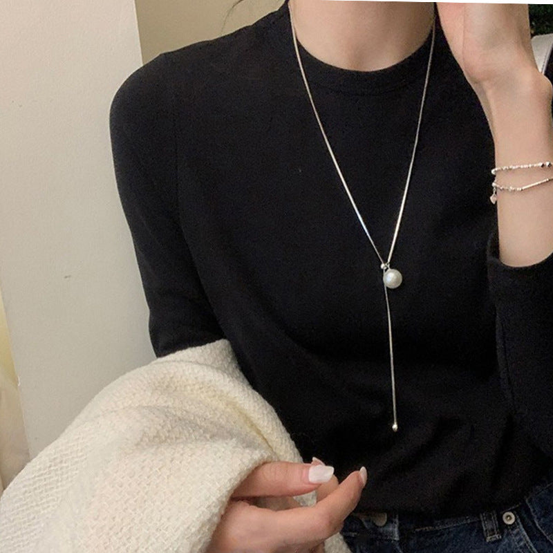 Tassel Titanium Steel Female Sweet Cool Hot Necklaces