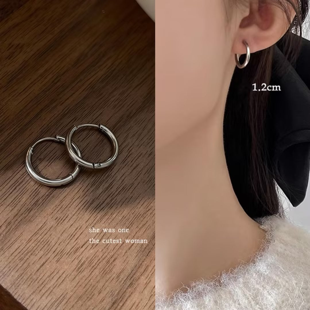 Women's Simple Ear Clip Sterling Sier High-grade Quality Earrings
